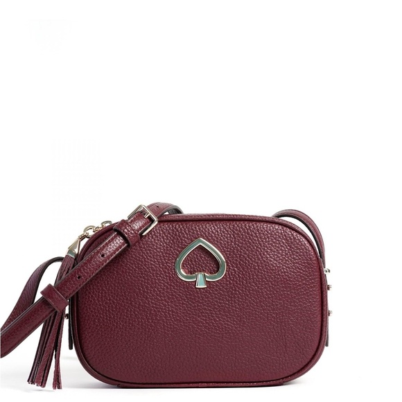 NWT! Kate Spade Kourtney Camera Bag Crossbody in Cherrywood - Picture 1 of 13